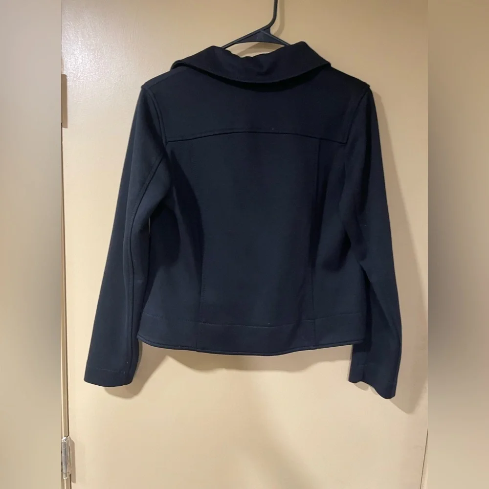 Max Studio Black Bomber Jacket